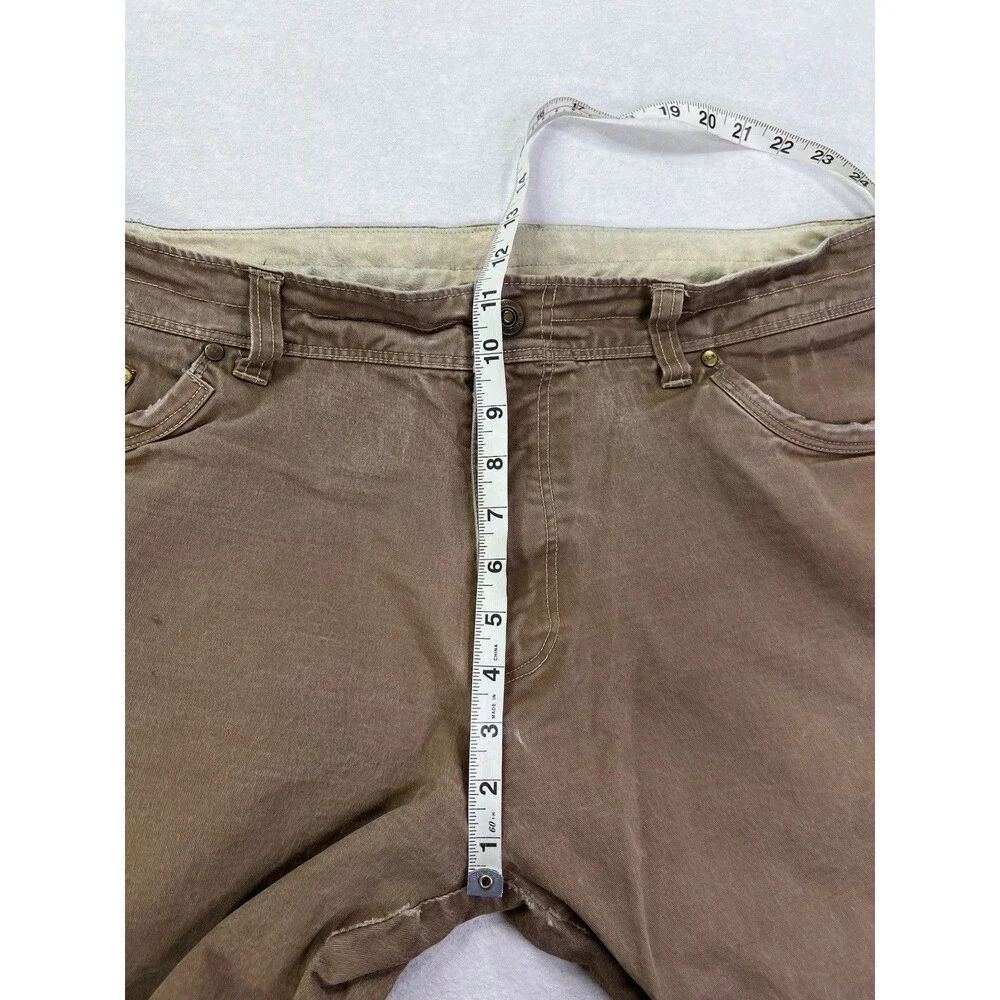 Kuhl Rydr Pants Mens 38x32 Vintage Patina Dye Articulated Knee Hiking Brown